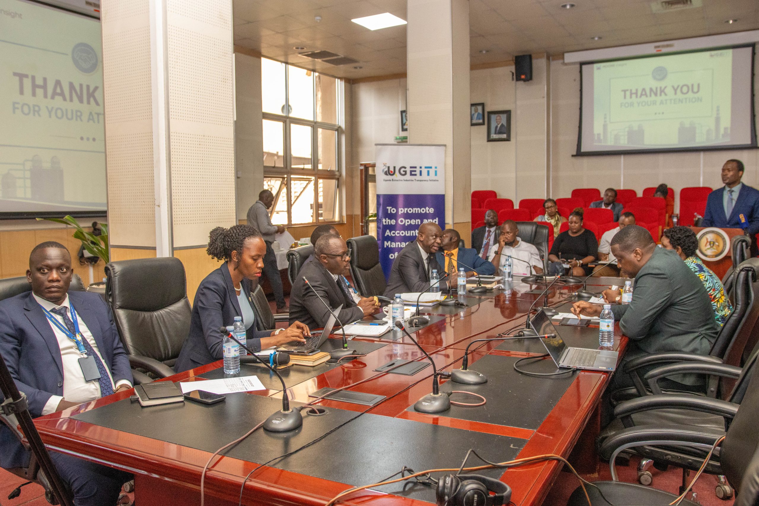 You are currently viewing MSG members at the official announcement of the finalization and upcoming launch of the 5th Uganda EITI Report August 20, 2026