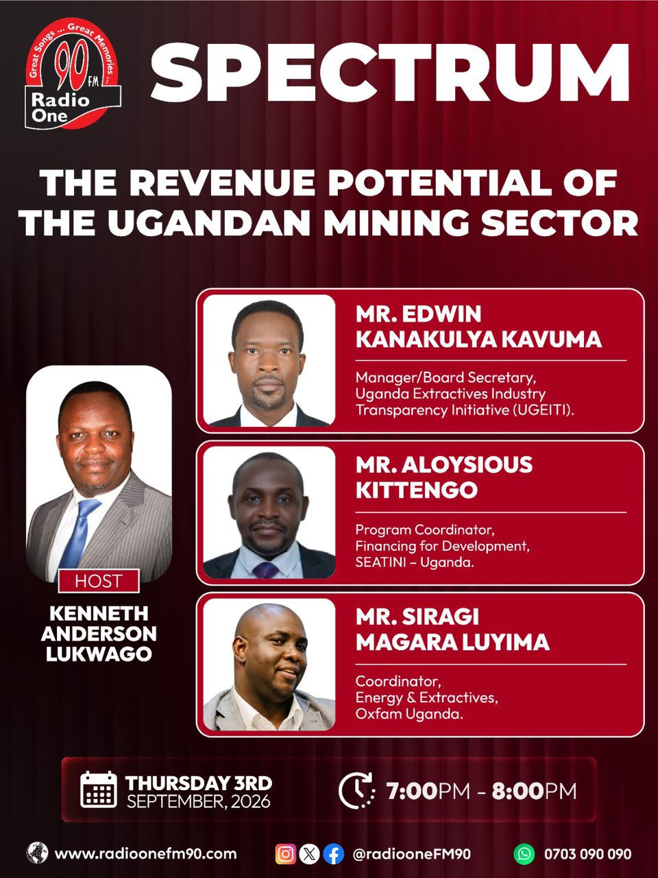 You are currently viewing Radio talk show on the revenue potential of the Uganda’s mining sector September 3, 2026